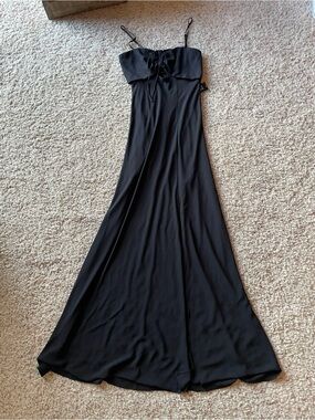 BNWT EXPRESS Black Bodice Maxi Dress - Women Size 2